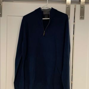 Nordstrom 100% Merino Wool 1/4 zip sweater